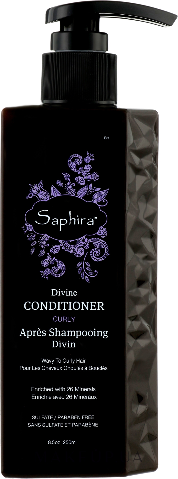 Кондиционер для кудрявых волос - Saphira Divine Curly Conditioner — фото 250ml