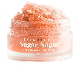 Парфумерія, косметика Скраб для губ "Персик" - NCLA Beauty Sugar, Sugar Peach Lip Scrub