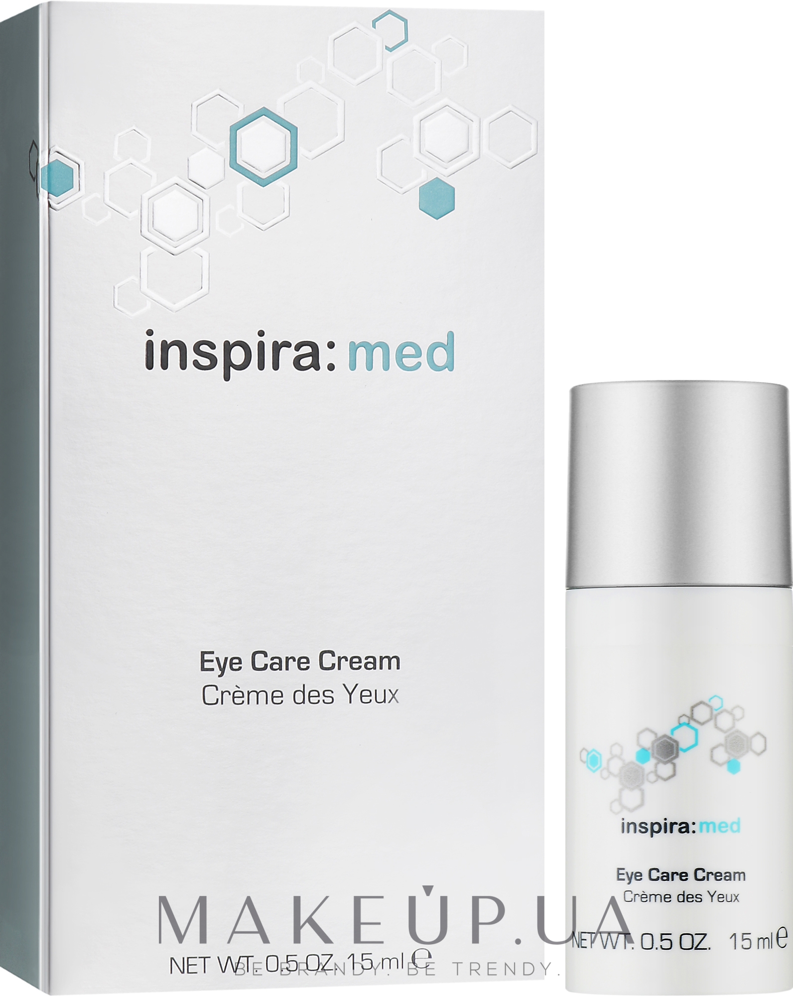 Антивіковий крем для контуру очей - Inspira:cosmetics Med Eye Care Cream — фото 15ml
