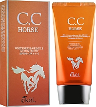 Крем для обличчя з екстрактом конячого жиру - Ekel Horse CC Cream — фото N1