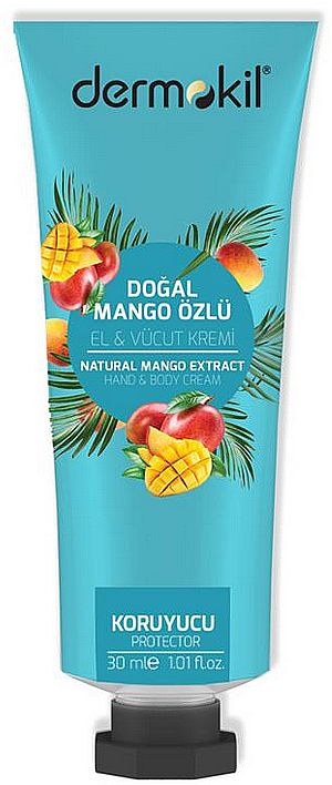 Крем для рук и тела с экстрактом манго - Dermokil Body Hand Cream — фото N1