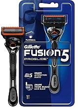 Бритва с 1 сменной кассетой - Gillette Fusion 5 ProGlide — фото N1