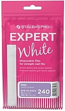 Набор сменных файлов для пилки прямой, белые, 240 грит, 50 шт. - Staleks Pro Expert White 22 — фото N1