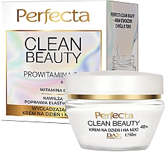 Духи, Парфюмерия, косметика Крем для лица против морщин 40+ - Perfecta Clean Beauty Face Cream