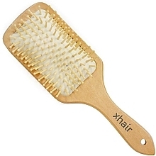Щітка для розплутування волосся, дерев'яна - Xhair — фото N1