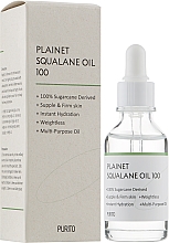 Увлажняющее масло сквалана для лица, тела и волос - Purito Plainet Squalane Oil 100 — фото N2
