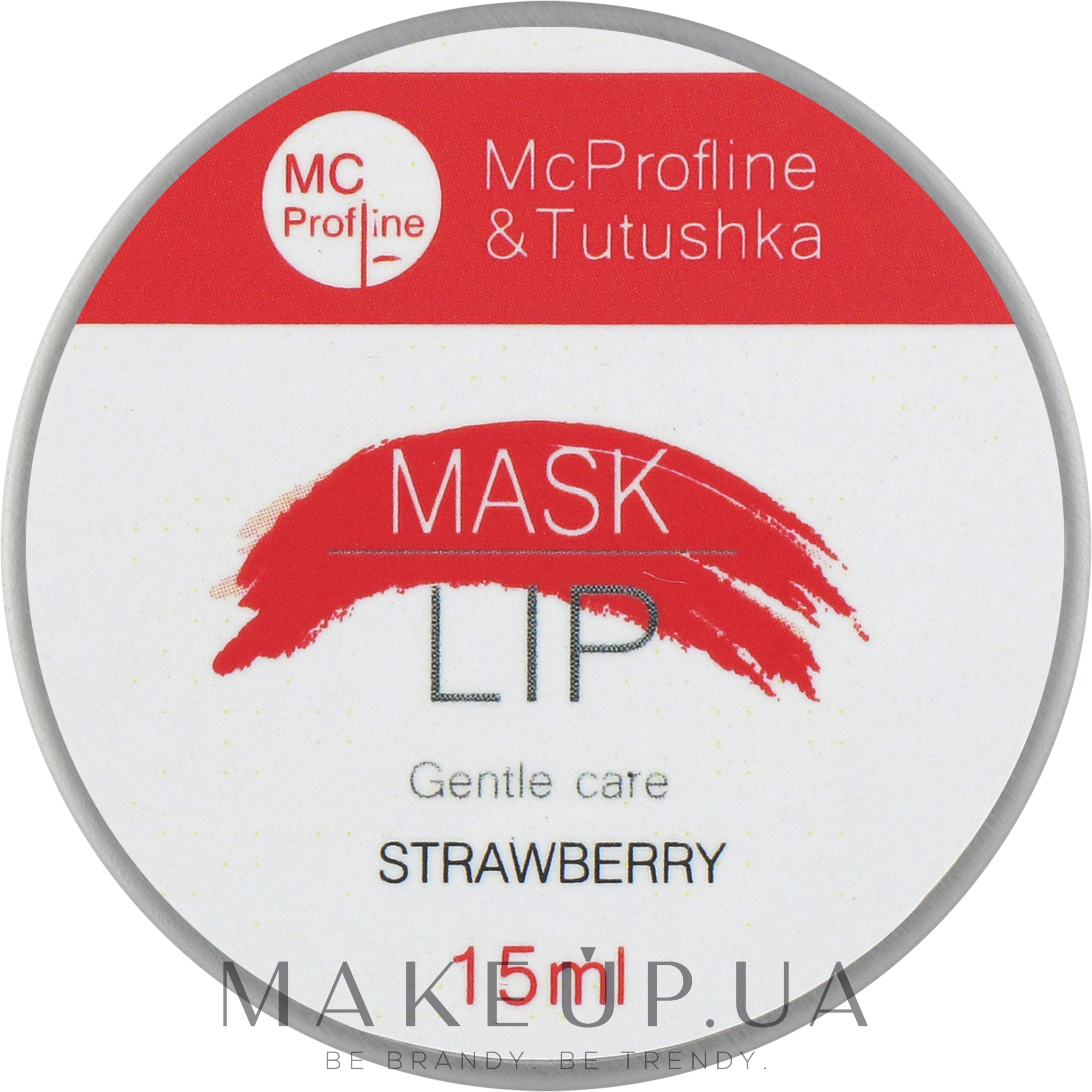 Полунична маска для губ - Miss Claire MC Profline & Tutushka Strawberry Lip Mask — фото 15ml