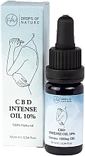 Духи, Парфюмерия, косметика Конопляное масло 10% - Fam Drops Of Nature CBD Intense Oil 10%