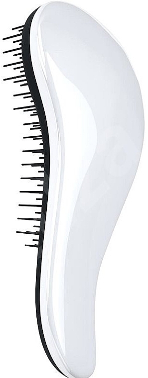 Расческа для волос, серебряная - Detangler Detangling Brush Silver — фото N1