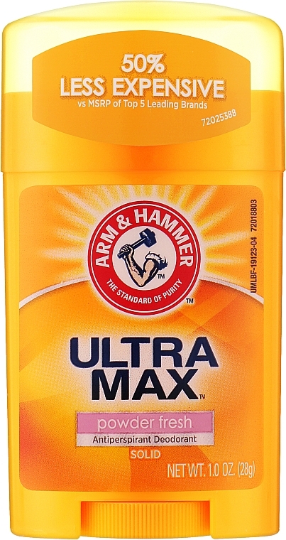 Твердий дезодорант - Arm & Hammer Ultra Max Antiperspirant & Doodorant Powder Fresh — фото N1