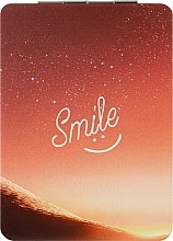 Зеркало косметическое "Smile", прямоугольное, коричневое - SPL — фото N1