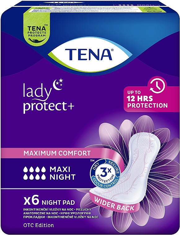Урологические прокладки TENA Lady Maxi Night, 6 шт. - TENA — фото N2