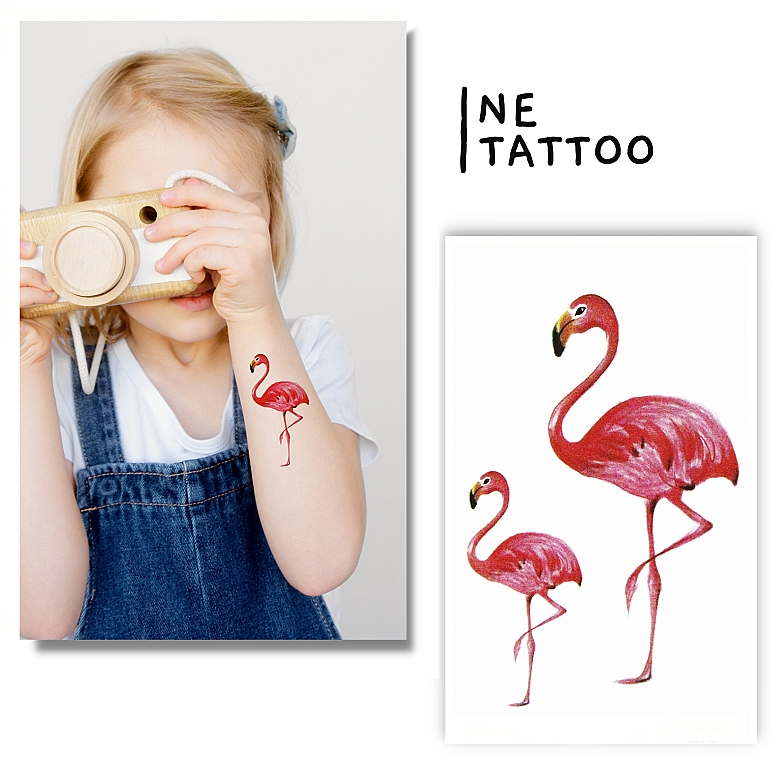Временное тату "Фламинго" - Ne Tattoo — фото N1