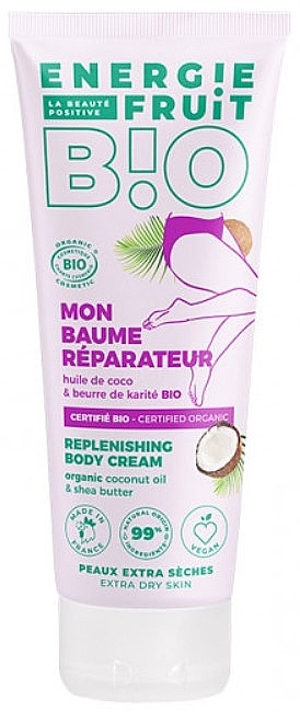 Восстанавливающий крем для очень сухой кожи "Кокос и масло ши" - Energie Fruit Bio Replenishing Body Cream — фото N1