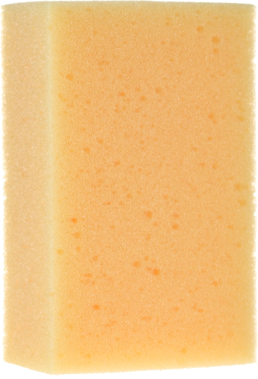 Губка банная "Standard" 30444, желтая - Top Choice — фото N1