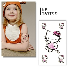 Парфумерія, косметика Набір тимчасових тату "Hello Kitty" - Ne Tattoo