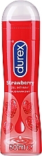 Интимный гель-смазка со вкусом и ароматом клубники (лубрикант) - Durex Play Saucy Strawberry — фото N2