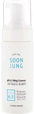 Пенка-мусс для умывания для чувствительной кожи - Etude Soon Jung pH 6.5 Whip Cleanser — фото N1