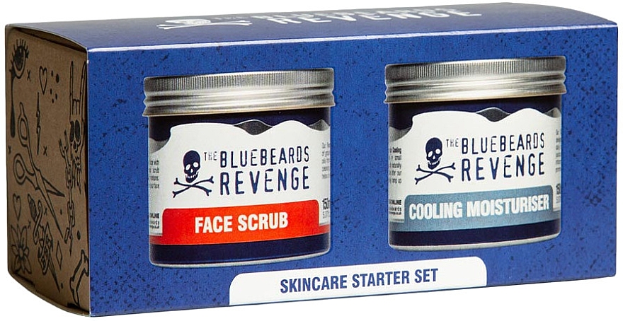 Набор - The Bluebeards Revenge Skincare Starter Set (f/sc/150ml + f/cr/150ml)  — фото N1
