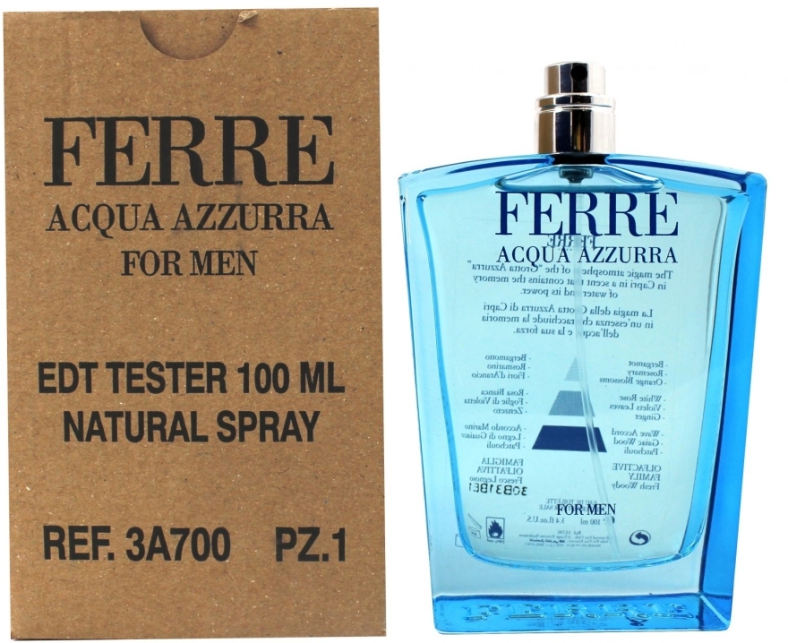 Gianfranco Ferre Acqua Azzurra - Туалетная вода (тестер без крышечки) — фото N2