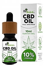 Парфумерія, косметика Харчова добавка "Олія конопель 10%" - Bio Relaksik CBD Oil 1000 mg