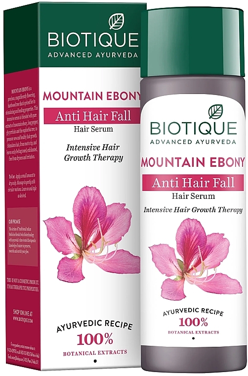 Освежающая сыворотка "Горный Эбонит" - Biotique Bio Mountain Ebony Fresh Growth Stimulating Serum — фото N6