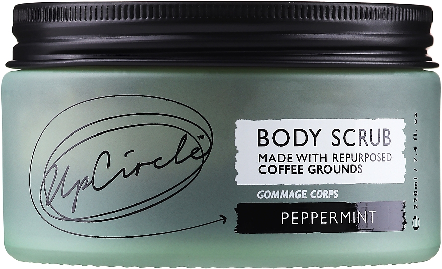 Кавовий скраб "М'ята" - Upcircle Coffee Body Scrub With Peppermint — фото N2
