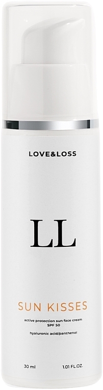 Сонцезахисний крем для обличчя - Love&Loss Sun Protection Cream SPF 50