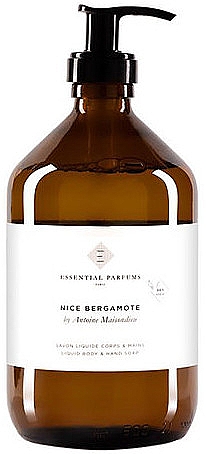 Essential Parfums Nice Bergamote - Жидкое мыло для тела и рук — фото N1