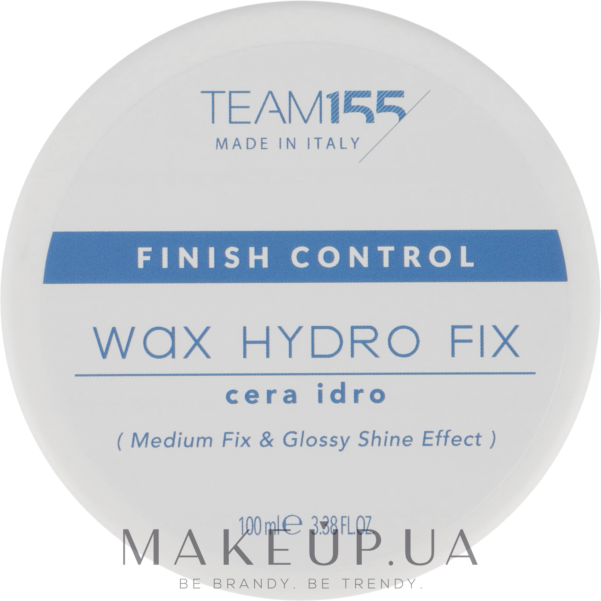 Воск для укладки волос на водной основе - Team 155 Finish Control Wax Hydro Fix Cera Idro — фото 100ml