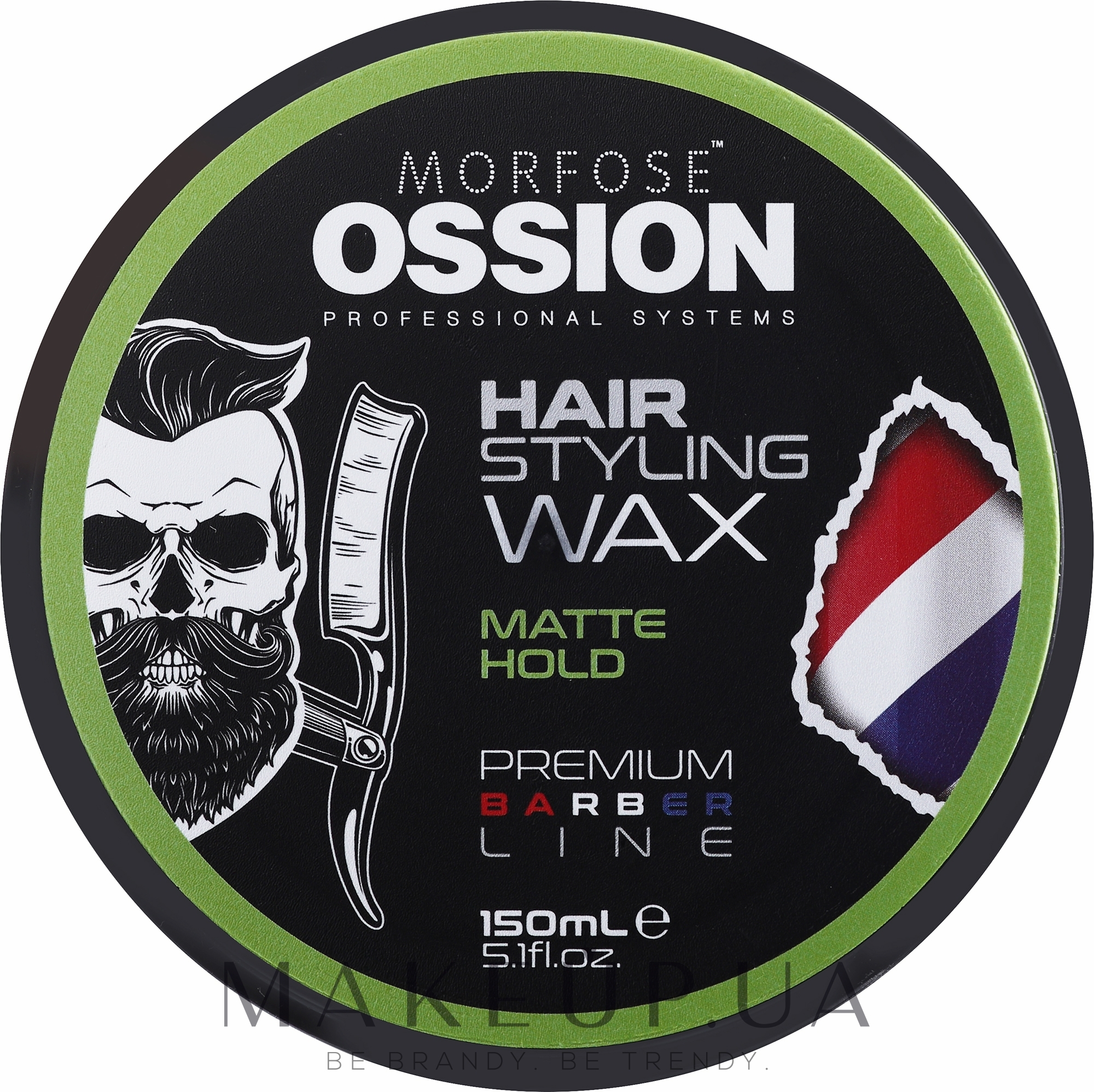 Матовый воск для волос - Morfose Ossion Matte Hold Hair Styling Wax — фото 150ml