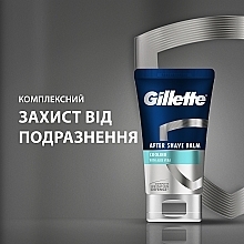 Бальзам после бритья 2в1 "Комфортное охлаждение" - Gillette Pro Gold Comfort Cooling After Shave Balm For Men — фото N3