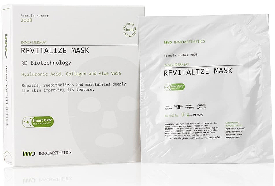 Восстанавливающая маска для лица - Innoaesthetics Revitalize Mask — фото N1