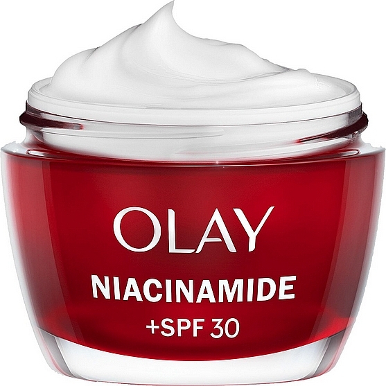 Денний зволожувальний крем для обличчя - Olay Niacinamide 24 + Vitamin E +SPF 30 Cream — фото N1