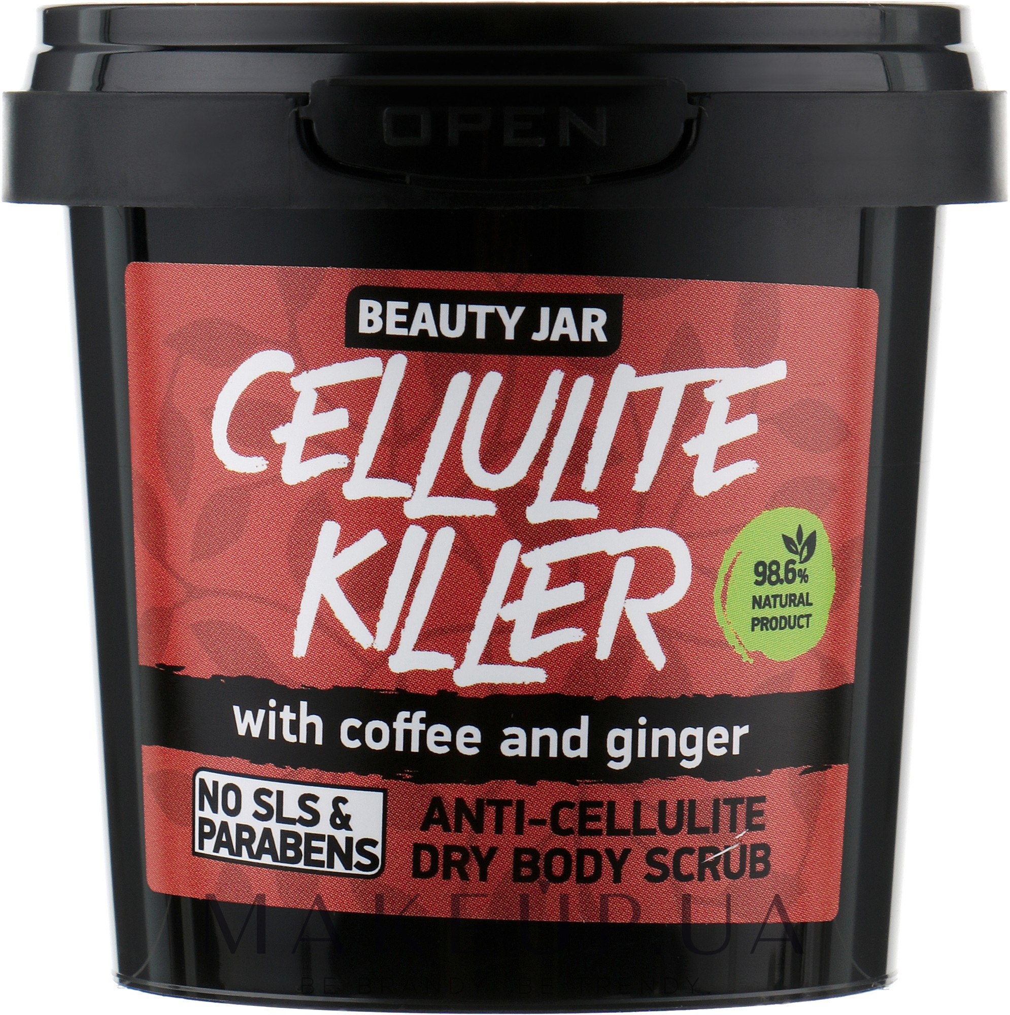 Скраб для тіла антицелюлітний "Cellulite Killer" - Beauty Jar Anti-Cellulite Dry Body Scrub — фото 150g