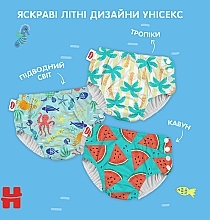 Многоразовые подгузники-трусики для плавания "Little Swimmers Watermelon" 2-3 (5-11 кг), 1 шт. - Huggies — фото N8