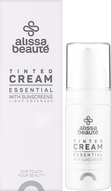 Тональный крем с солнцезащитными фильтрами - Alissa Beaute Essential Tinted Cream With Sunscreens Light Coverage — фото N3