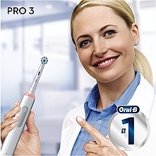 Електрична зубна щітка + чохол - Oral-B Pro 3 3500 D505.513.3X WT — фото N11