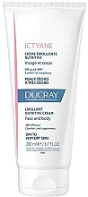Парфумерія, косметика Живильний пом'якшувальний крем для обличчя й тіла - Ducray Ictyane Emollient Nutritive Anti-Dryness Face & Body Cream