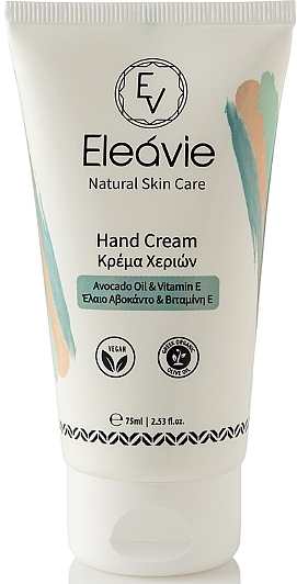 Крем для рук з олією авокадо та вітаміном Е - Olive Spa Eleavie Hand Cream Avocado Oil & Vitamin E — фото N1