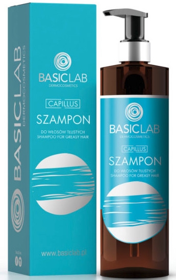 Шампунь для жирного волосся - BasicLab Dermocosmetics Capillus Shampoo For Greasy Hair — фото N1