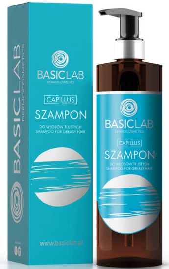 Шампунь для жирных волос - BasicLab Dermocosmetics Capillus Shampoo For Greasy Hair — фото N1