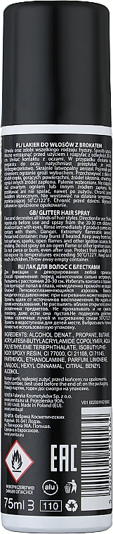 Лак для волос с блестящей пылью - Venita Gold Spray  — фото N2