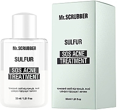 Парфумерія, косметика Точковий засіб від прищів - Mr.Scrubber SOS Acne Treatment Sulfur