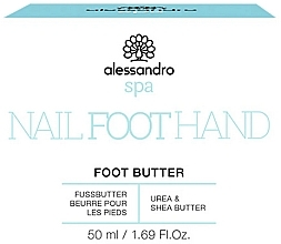 Спа для ніг - Alessandro International Spa Foot Fussbutter — фото N2