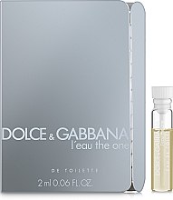 Парфумерія, косметика D&G L'eau The One - Туалетна вода (пробник)