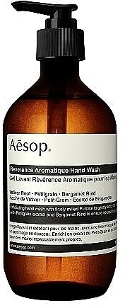 Гель для мытья рук, ароматический с дозатором - Aesop Reverence Aromatique Hand Wash — фото N1