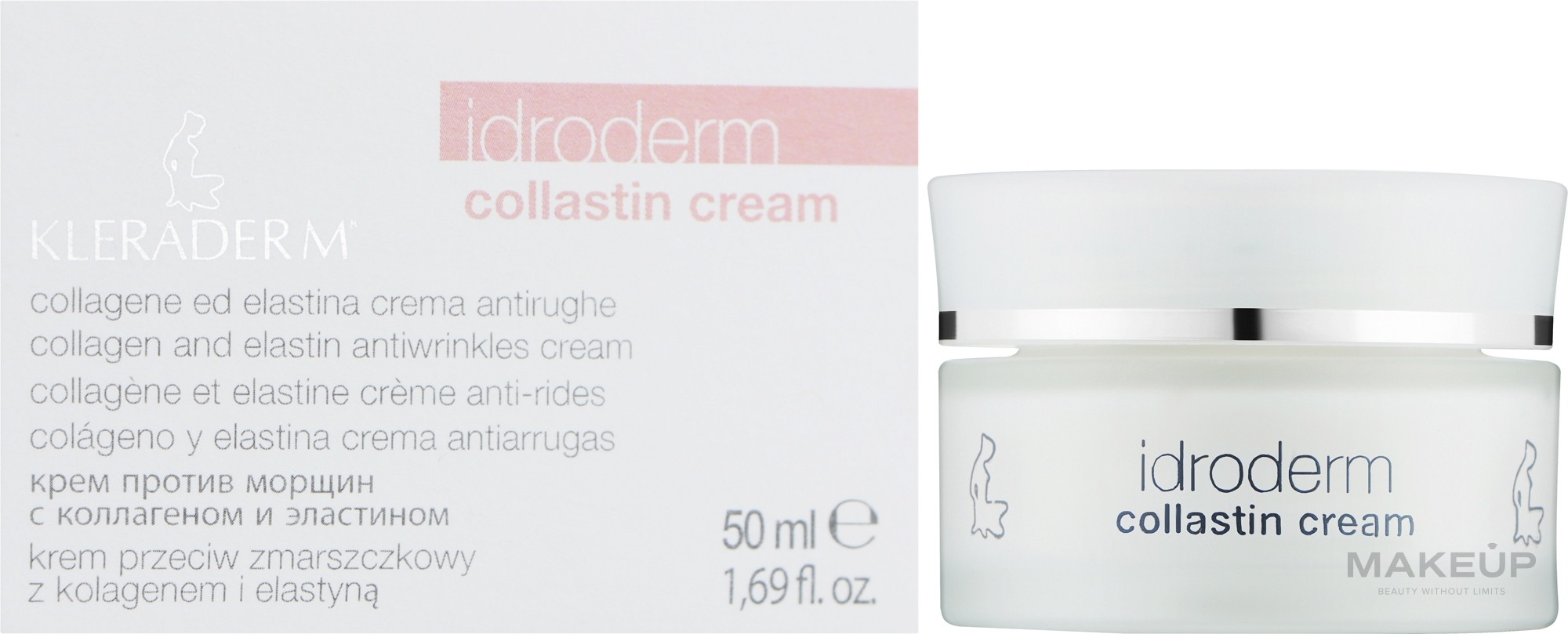 Крем для обличчя з коластином - Kleraderm Idroderm Collastin Cream — фото 50ml