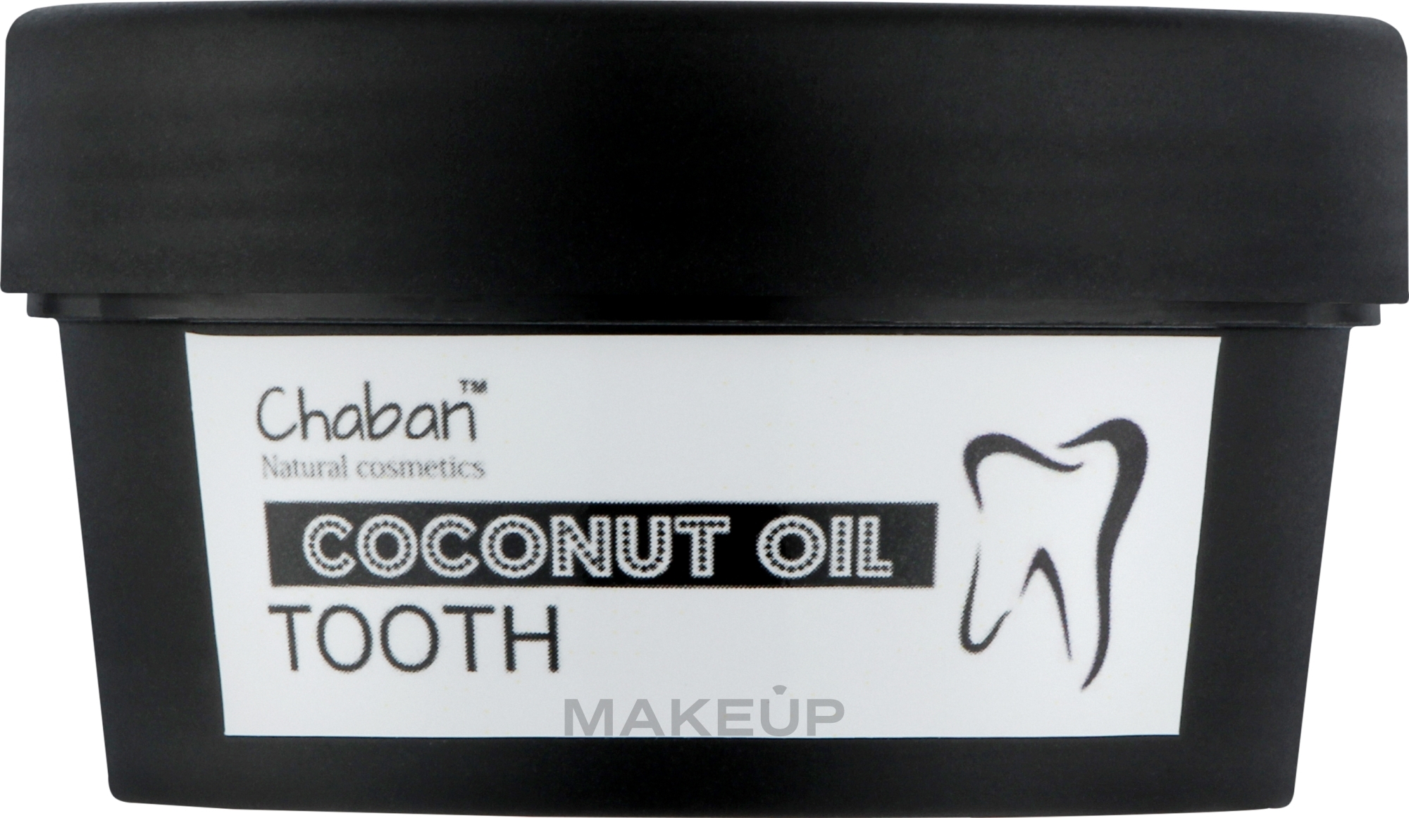 Кокосове масло для зубів - Chaban Natural Cosmetics Coconut Oil — фото 50ml