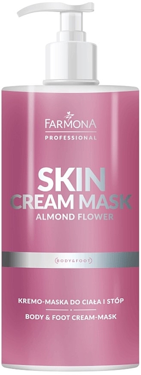 Крем-маска для тіла та ніг з ароматом квітки мигдалю - Farmona Professional Skin Cream Mask Almond Flower — фото N1